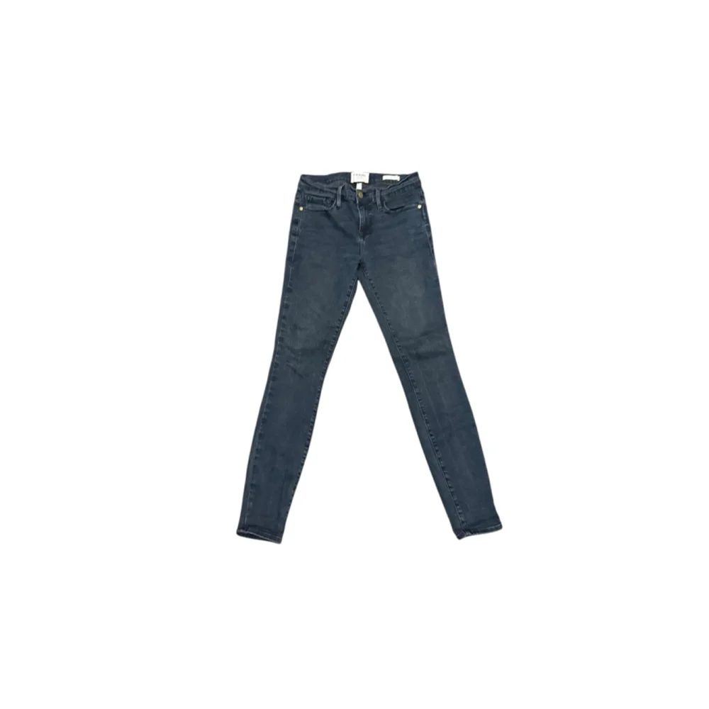 Frame Denim Women’s Le Skinny de Jeanne Jeans Size 26 Faded Black - Picture 2 of 9